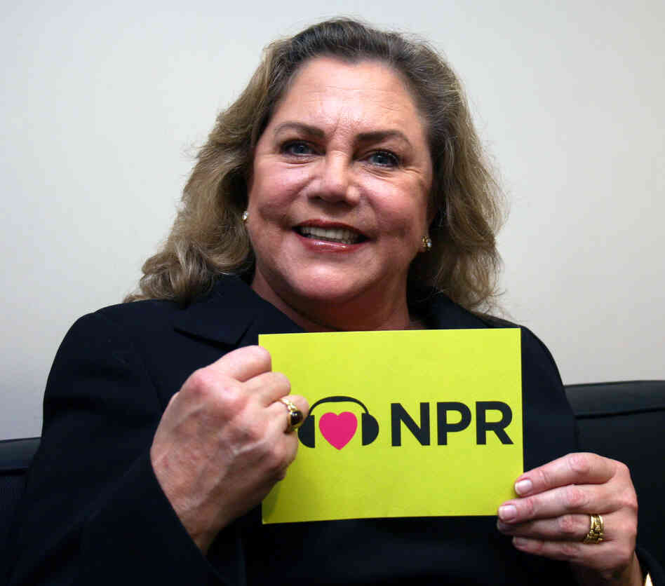 Kathleen Turner loves NPR