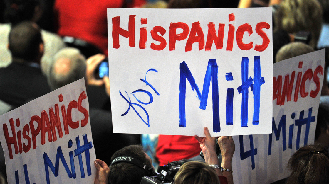 Signs at the Republican National Convention in Tampa, Fla., on Aug. 30.
