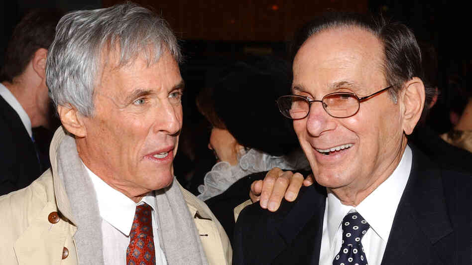 Burt Bacharach with Hal David (right).