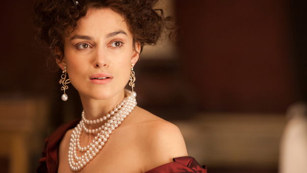 Keira Knightley is Anna Karenina, whose life as a respectable wife and mother is shattered when passion flares between her and the charismatic cavalry officer Count Vronsky.