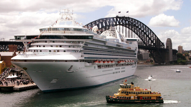 Princess Cruise Lines, which operates the mammoth cruise ship Star Princess (above), is being sued after allegedly ignoring a Panamanian fishing boat in distress. Two men died when the boat sank; one man survived. Princess Cruise Lines, which operates the mammoth cruise ship Star Princess (above), is being sued after allegedly ignoring a Panamanian fishing boat in distress. Two men died when the boat sank; one man survived.