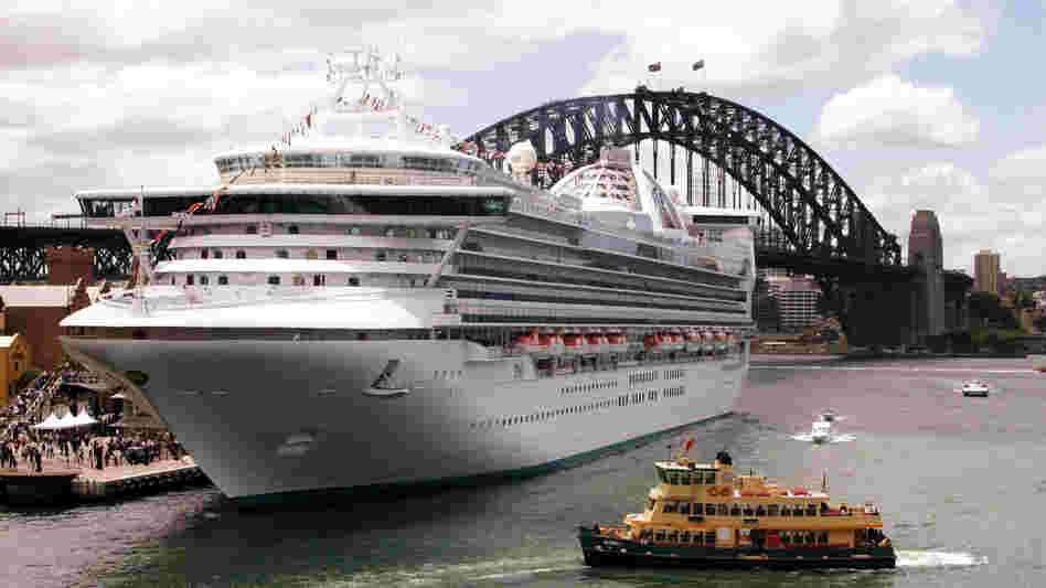 Princess Cruise Lines, which operates the mammoth cruise ship Star Princess (above), is being sued after allegedly ignoring a Panamanian fishing boat in distress. Two men died when the boat sank; one man survived.