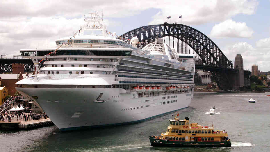 Princess Cruise Lines, which operates the mammoth cruise ship Star Princess (above), is being sued after allegedly ignoring a Panamanian fishing boat in distress. Two men died when the boat sank; one man survived.