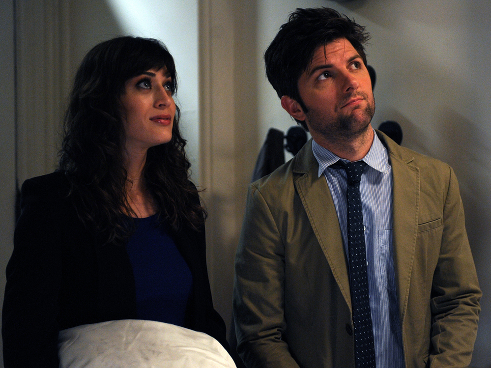 Gena is torn up about re-encountering her high-school love, Clyde (Adam Scott, Caplan's Party Down co-star).