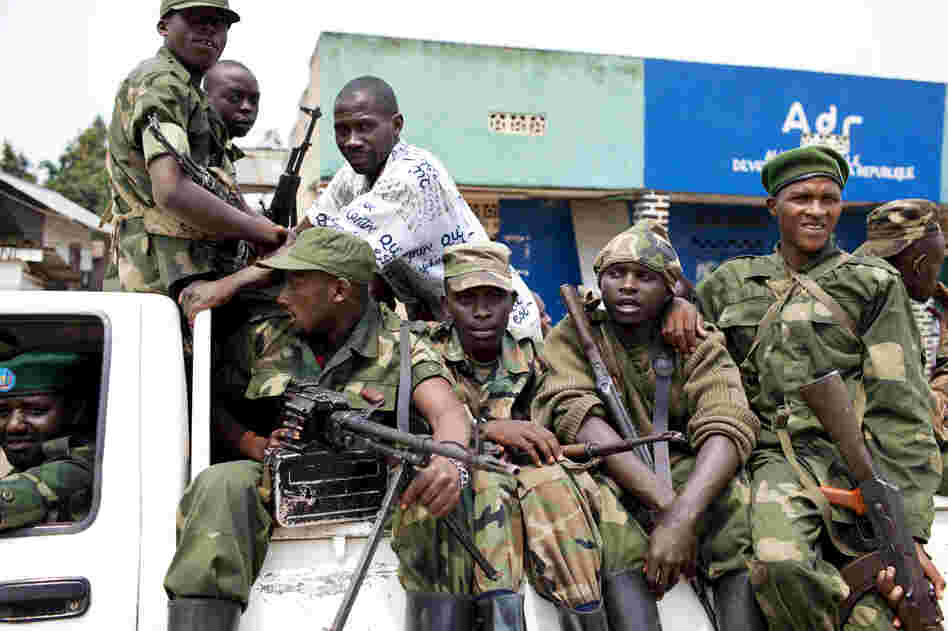 The eastern part of the Democratic Republic of Congo has been ravaged by rebel groups for years. A new faction, the March 23 Movement, or M23, already controls a large area, and there are fears this could ignite another war. Here M23 fighters go out on a patrol.