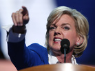 Former Michigan Gov. Jennifer Granholm making one of her points Thursday at the Democratic National Convention. Former Michigan Gov. Jennifer Granholm making one of her points Thursday at the Democratic National Convention.