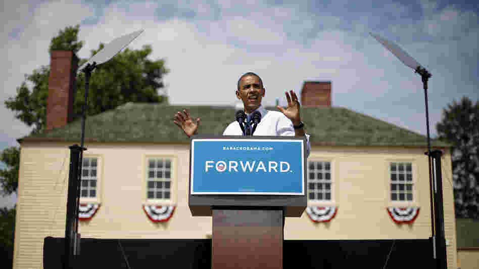 President Obama spoke at a campaign event at Strawbery Banke Museum in Portsmouth, N.H., on Friday.