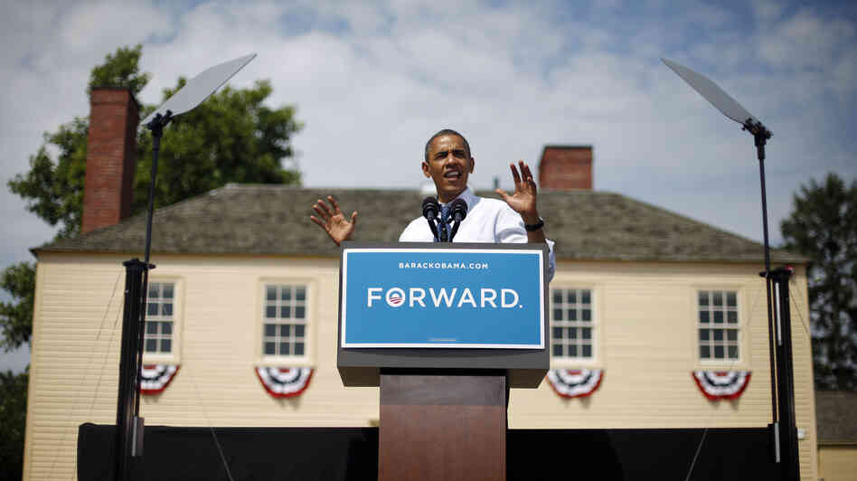 President Obama spoke at a campaign event at Strawbery Banke Museum in Portsmouth, N.H., on Friday.