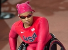 Forber-Pratt is competing in the 400-meter final at the Paralympics in London on Saturday. Forber-Pratt is competing in the 400-meter final at the Paralympics in London on Saturday.