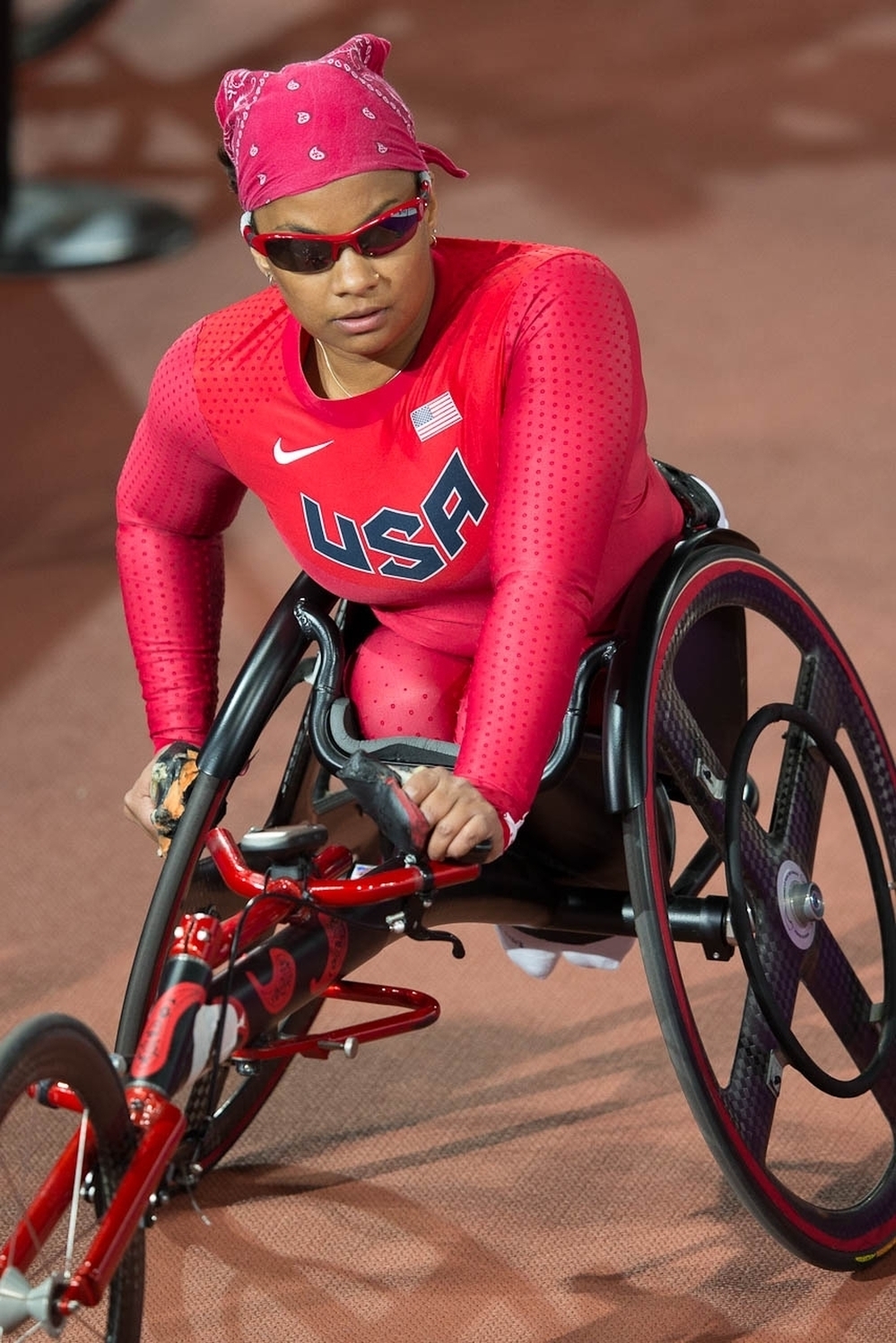 Forber-Pratt is competing in the 400-meter final at the Paralympics in London on Saturday.