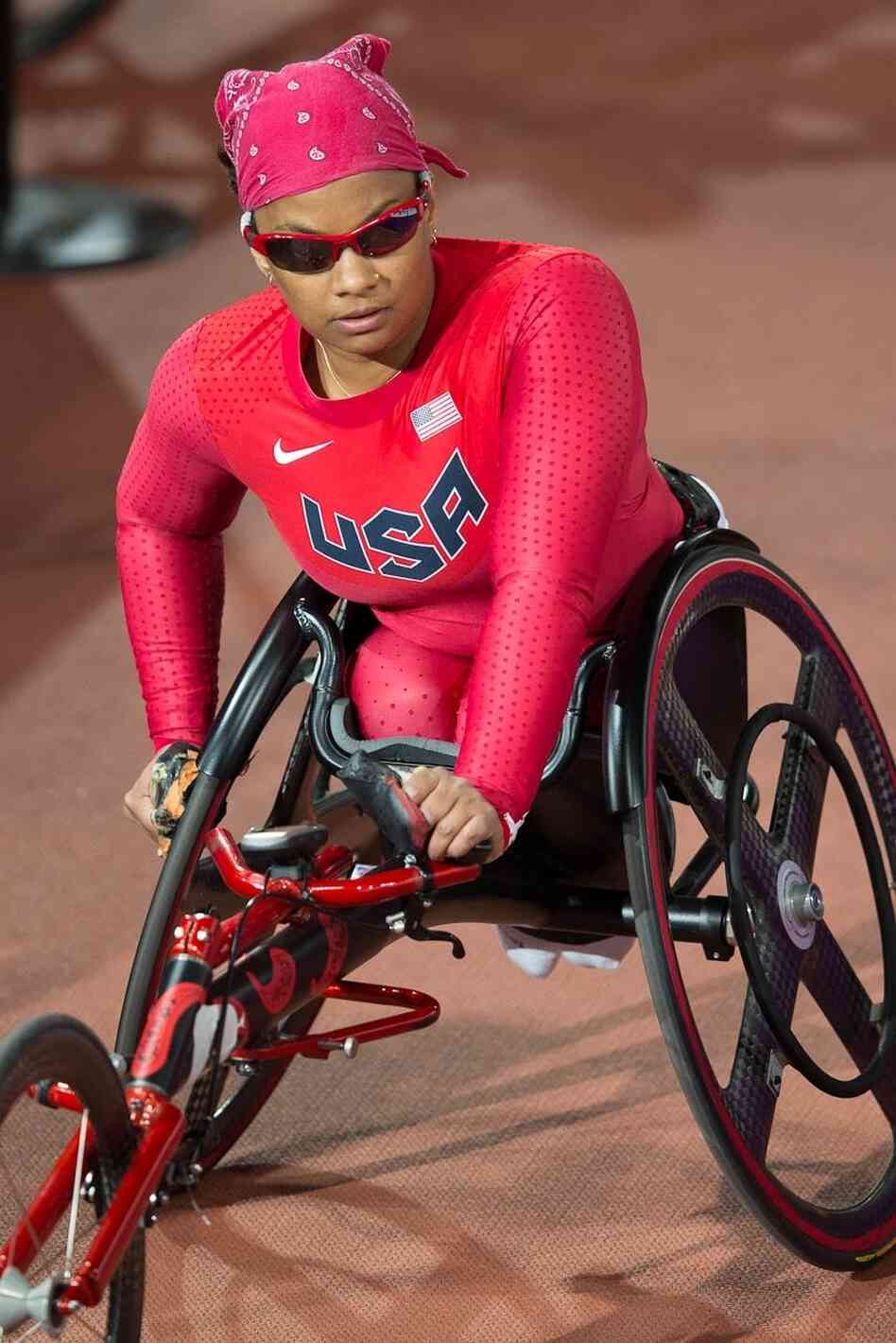 Forber-Pratt is competing in the 400-meter final at the Paralympics in London on Saturday.
