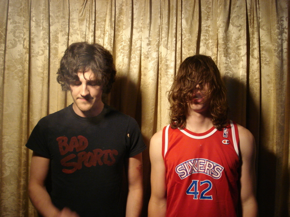 The members of the band Bass Drum of Death, drummer Colin Sneed (left) and singer-guitarist John Barrett, live in their hometown of Oxford, Miss. -- a city of around 19,000 people.