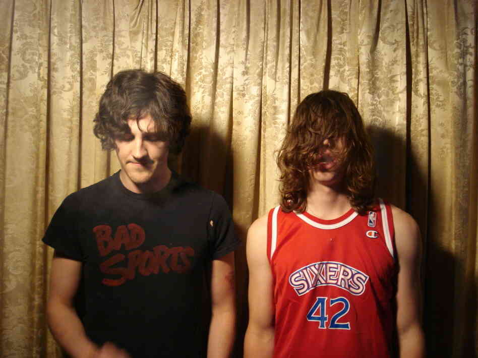 The members of the band Bass Drum of Death, drummer Colin Sneed (left) and singer-guitarist John Barrett, live in their hometown of Oxford, Miss. -- a city of around 19,000 people.