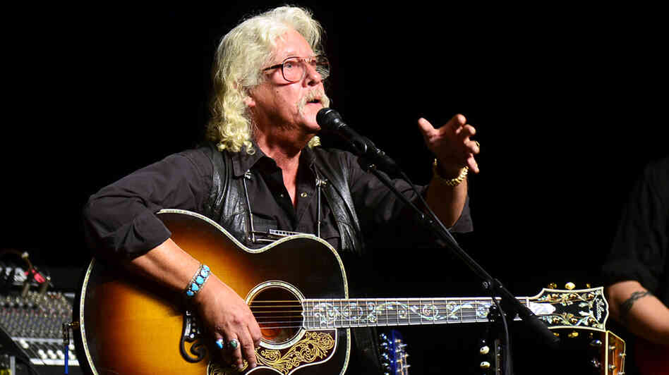 Arlo Guthrie performs on Mountain Stage. Arlo Guthrie performs on Mountain Stage.