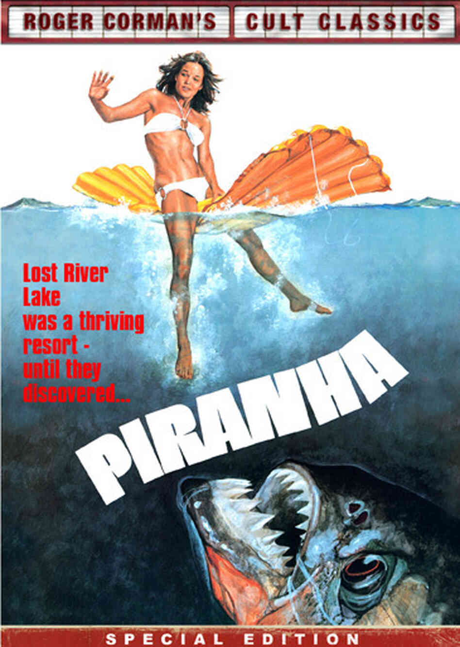 Jaws inspired B-movie king Roger Corman's 1978 knockoff, Piranha. Jaws inspired B-movie king Roger Corman's 1978 knockoff, Piranha.