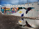 A mural in the isolated city of Iqaluit, in Canada, where food insecurity is tied up with native culture, poverty, and high food prices. A mural in the isolated city of Iqaluit, in Canada, where food insecurity is tied up with native culture, poverty, and high food prices.