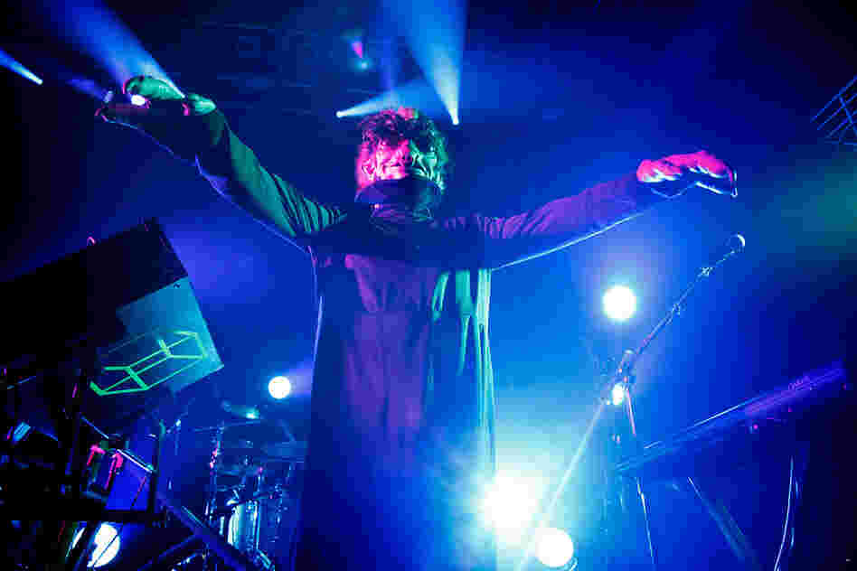 M83 performing live at the 9:30 Club in Washington, D.C. on May 12, 2012.