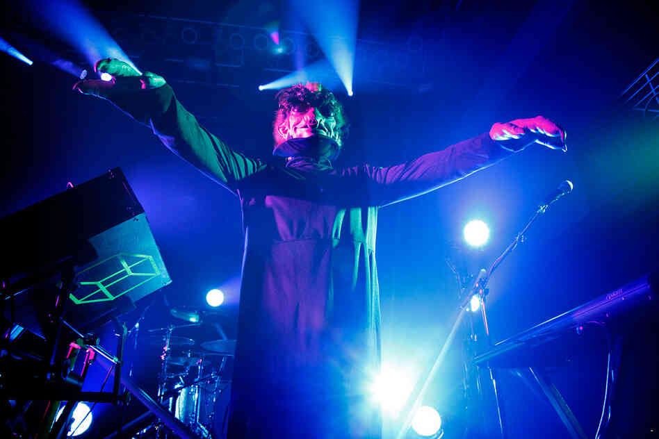 M83 performing live at the 9:30 Club in Washington, D.C. on May 12, 2012.