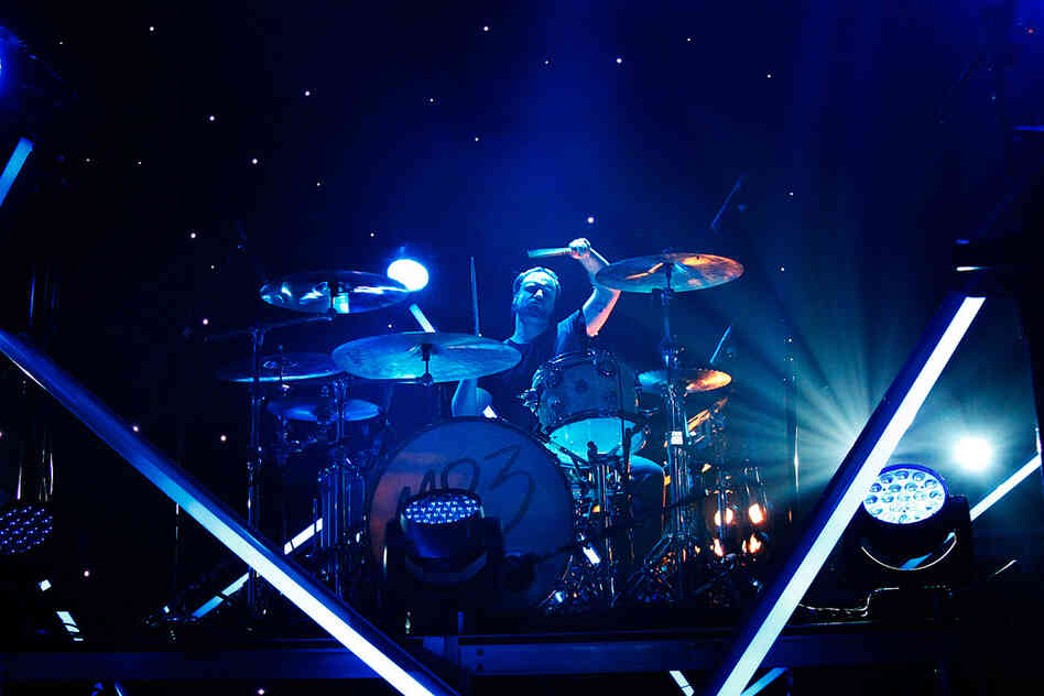 M83 performing live at the 9:30 Club in Washington, D.C. on May 12, 2012.