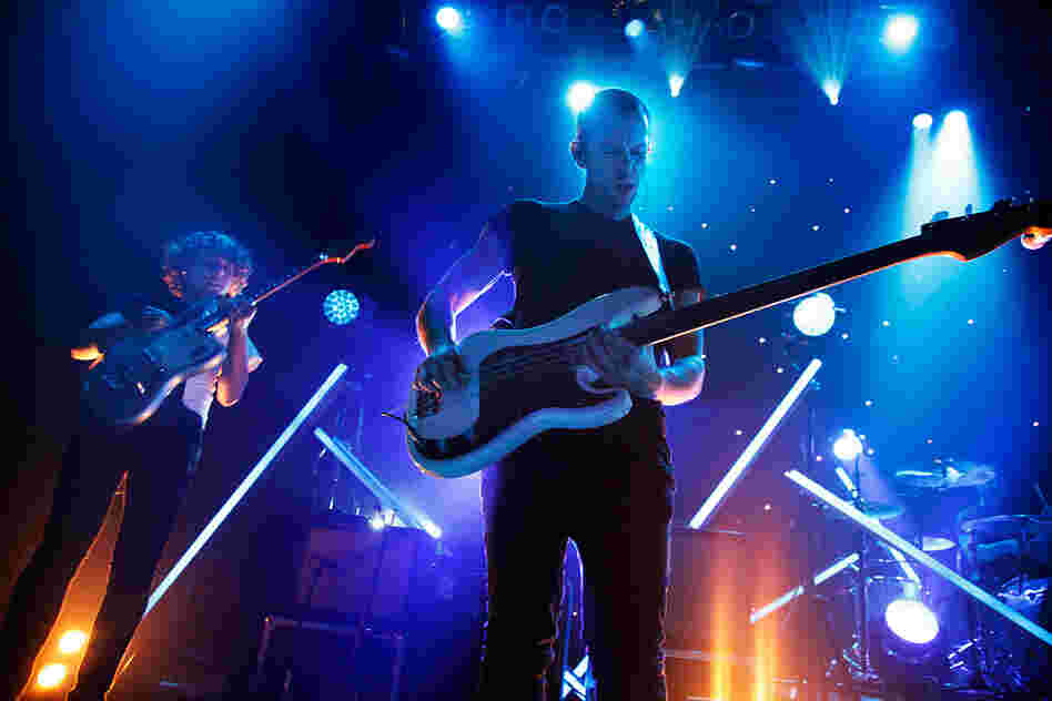 M83 performing live at the 9:30 Club in Washington, D.C. on May 12, 2012.