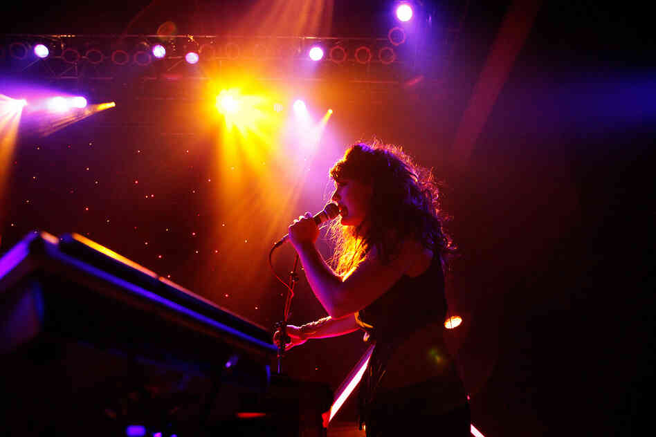 M83 performing live at the 9:30 Club in Washington, D.C. on May 12, 2012.