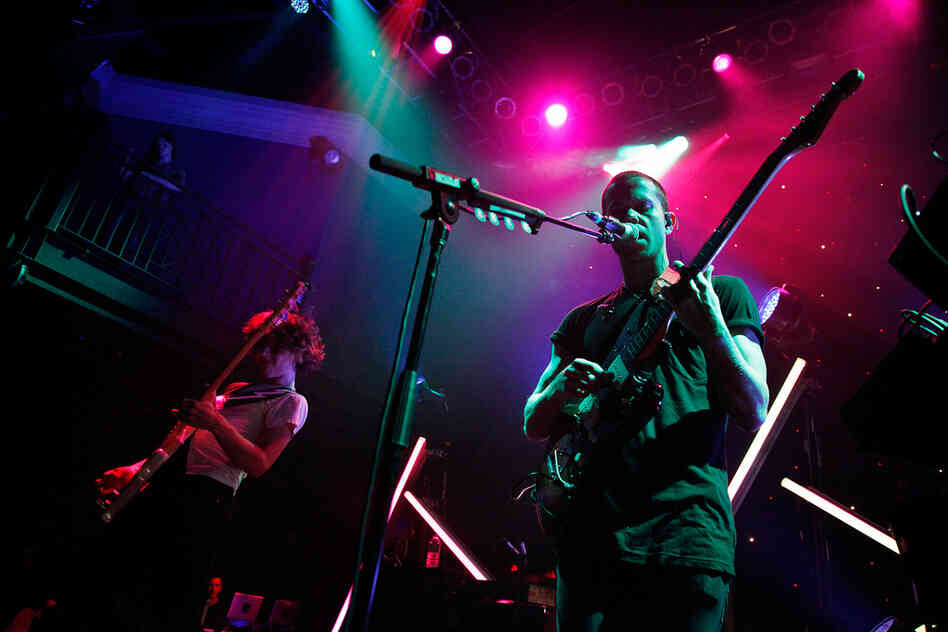 M83 performing live at the 9:30 Club in Washington, D.C. on May 12, 2012.