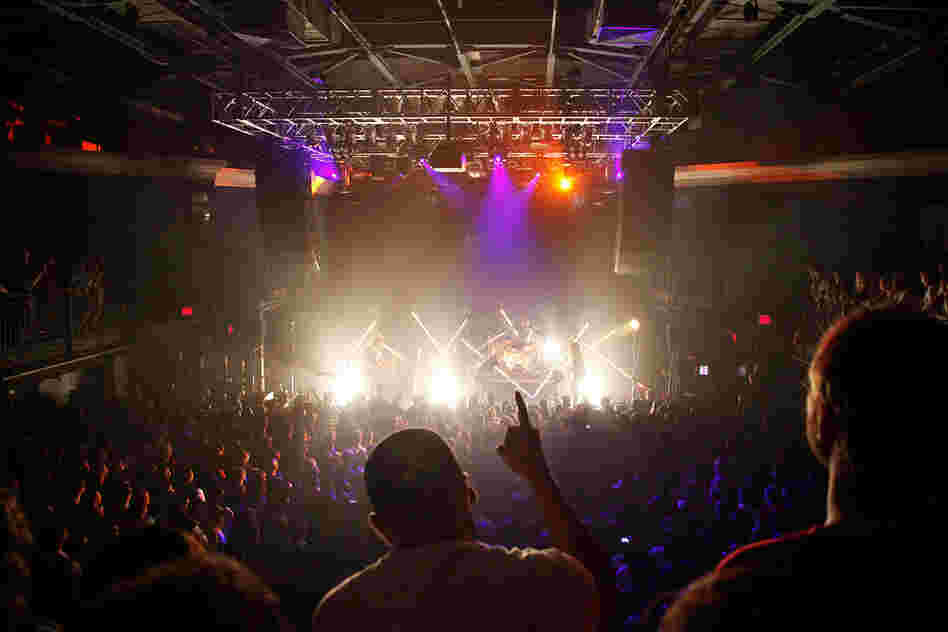 M83 performing live at the 9:30 Club in Washington, D.C. on May 12, 2012.