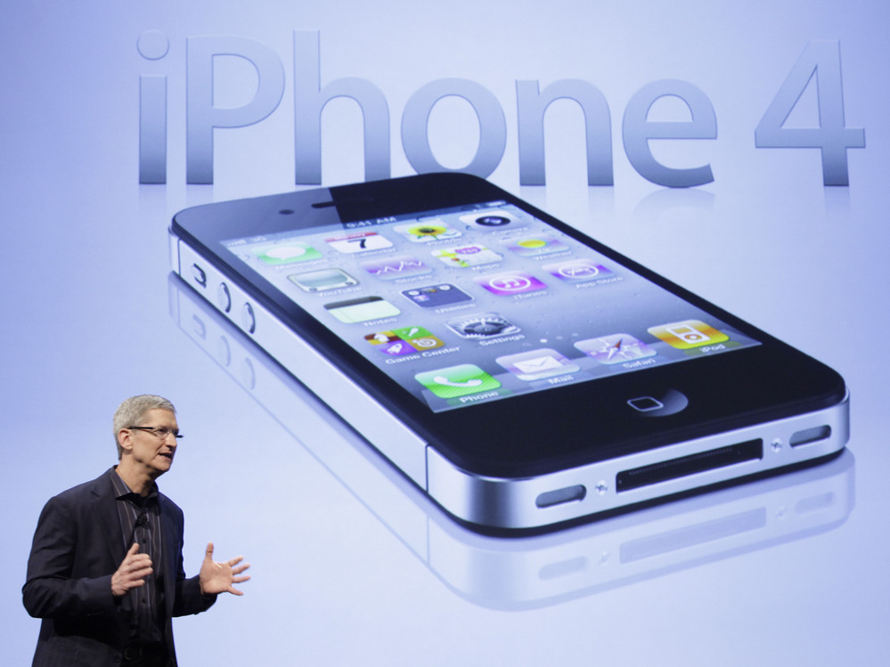 Tim Cook of Apple announces that Verizon Wireless will carry the iPhone in January 2011. Apple is expected to unveil its latest iPhone on Wednesday.