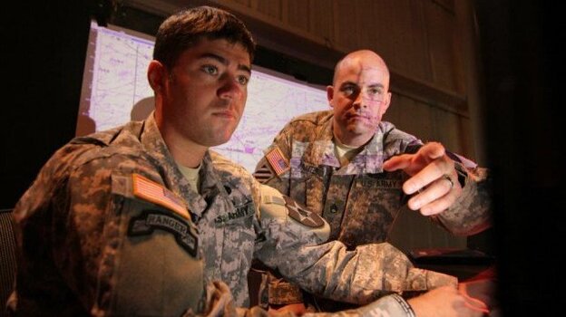 Soldiers use DCGS-A software at Aberdeen Proving Ground in Maryland. Soldiers use DCGS-A software at Aberdeen Proving Ground in Maryland.