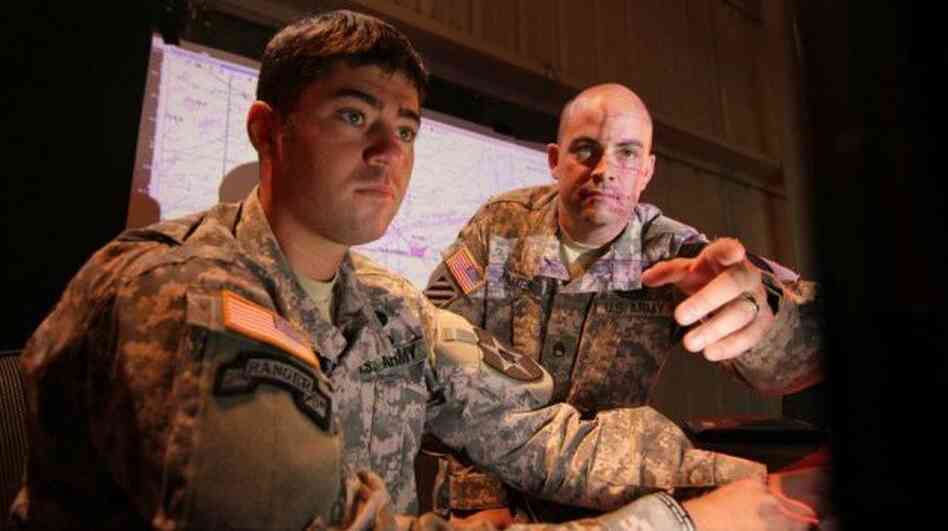 Soldiers use DCGS-A software at Aberdeen Proving Ground in Maryland. Soldiers use DCGS-A software at Aberdeen Proving Ground in Maryland.