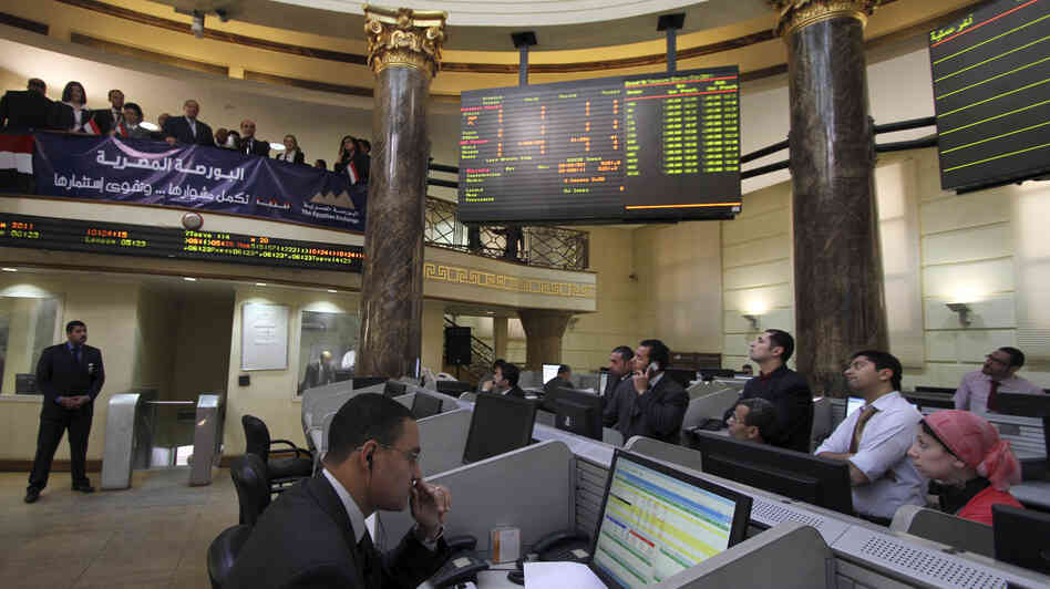 Egypt's stock market has been volatile since Hosni Mubarak was ousted. Though analysts say there are reasons for cautious optimism, concerns about the country's currency remain. Egypt's stock market has been volatile since Hosni Mubarak was ousted. Though analysts say there are reasons for cautious optimism, concerns about the country's currency remain.