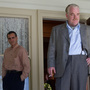 Navy veteran Freddie (Joaquin Phoenix) falls under the influence of cult leader Lancaster Dodd (Philip Seymour Hoffman) in The Master.