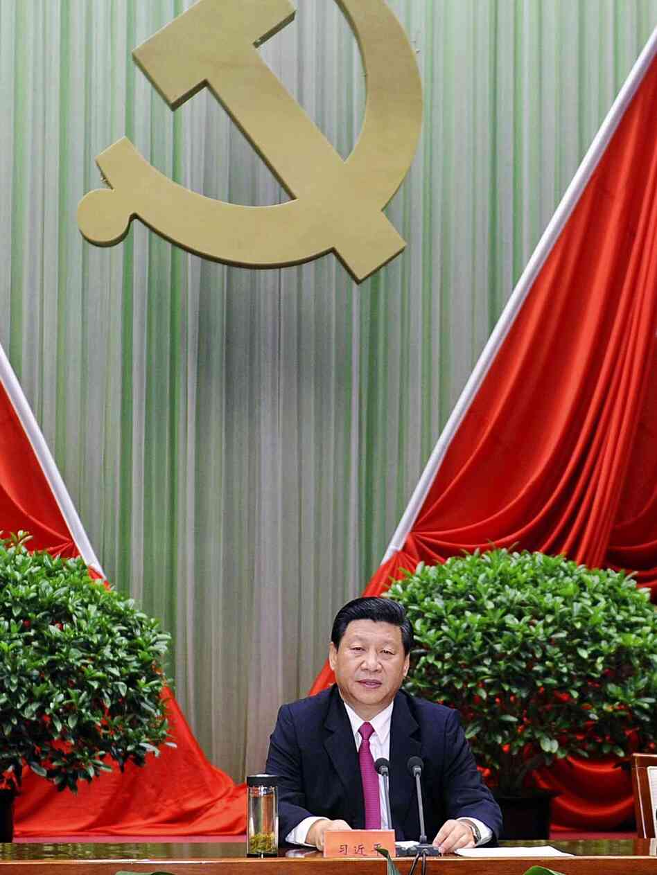Chinese Vice President Xi Jinping addresses the opening ceremony of the autumn semester of the Party School of the Communist Party of China in Beijing on Sept. 1.