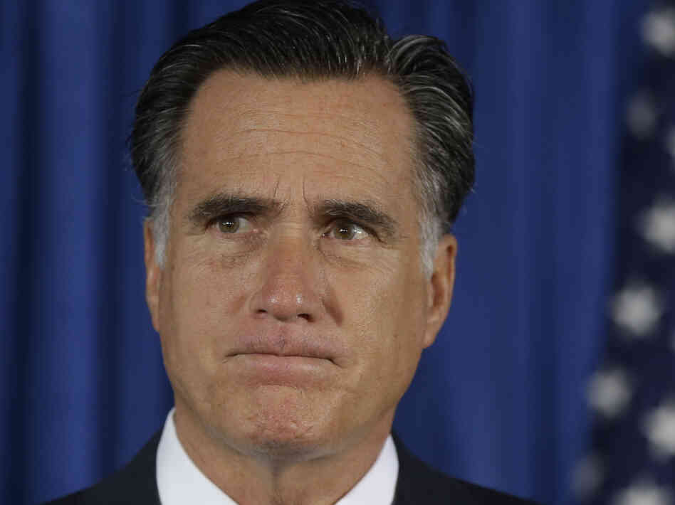Republican presidential nominee Mitt Romney speaks in Jacksonville, Fla., on Wednesday, where he addressed the killing of four  Americans in Libya.