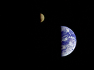 On its way to Jupiter, the Galileo spacecraft looked back and captured this remarkable view of Earth and the moon. The image was taken from a distance of about 3.9 million miles. On its way to Jupiter, the Galileo spacecraft looked back and captured this remarkable view of Earth and the moon. The image was taken from a distance of about 3.9 million miles.