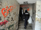 Police climb the stairs in a building on the north side of Marseille, southern France, as part of an operation in January against drug dealing and gun proliferation. Police climb the stairs in a building on the north side of Marseille, southern France, as part of an operation in January against drug dealing and gun proliferation.