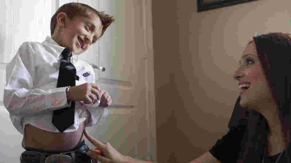 Sara Terry and her son, Christian, in Spring, Texas. After sequencing Christian's genome, doctors were able to diagnose him with a Noonan-like syndrome. Sara Terry and her son, Christian, in Spring, Texas. After sequencing Christian's genome, doctors were able to diagnose him with a Noonan-like syndrome.
