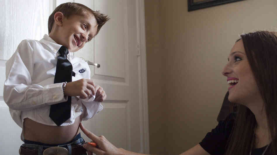 Sara Terry and her son, Christian, in Spring, Texas. After sequencing Christian's genome, doctors were able to diagnose him with a Noonan-like syndrome. Sara Terry and her son, Christian, in Spring, Texas. After sequencing Christian's genome, doctors were able to diagnose him with a Noonan-like syndrome.