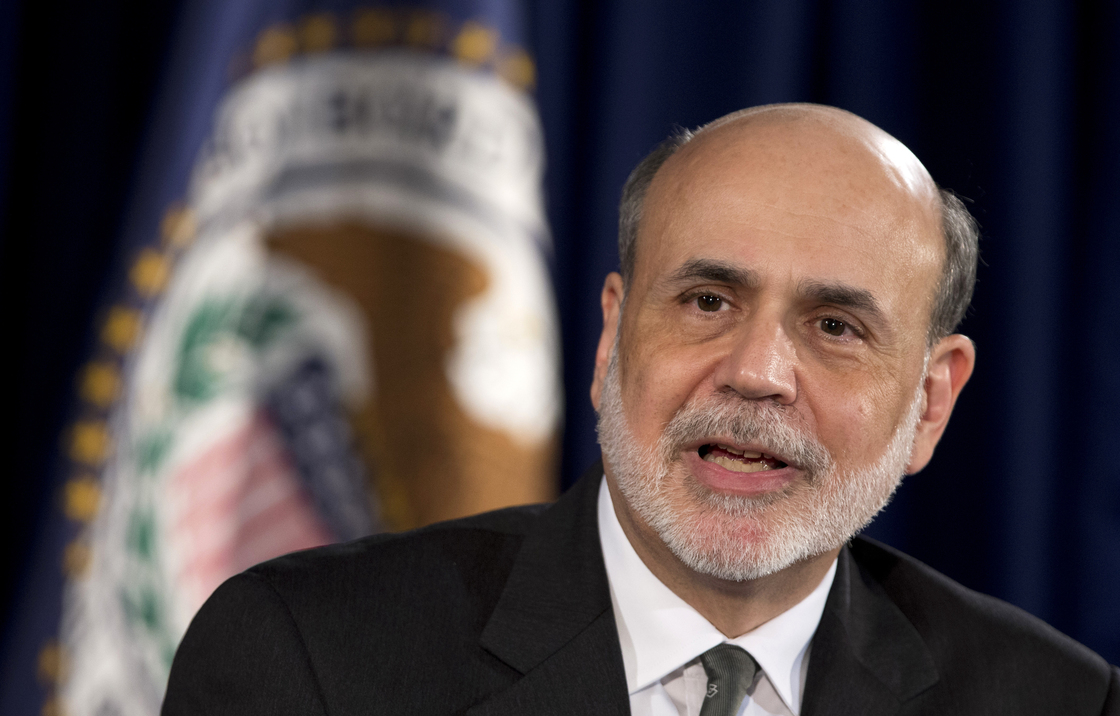 Federal Reserve Chairman Ben Bernanke speaks during a news conference in Washington.
