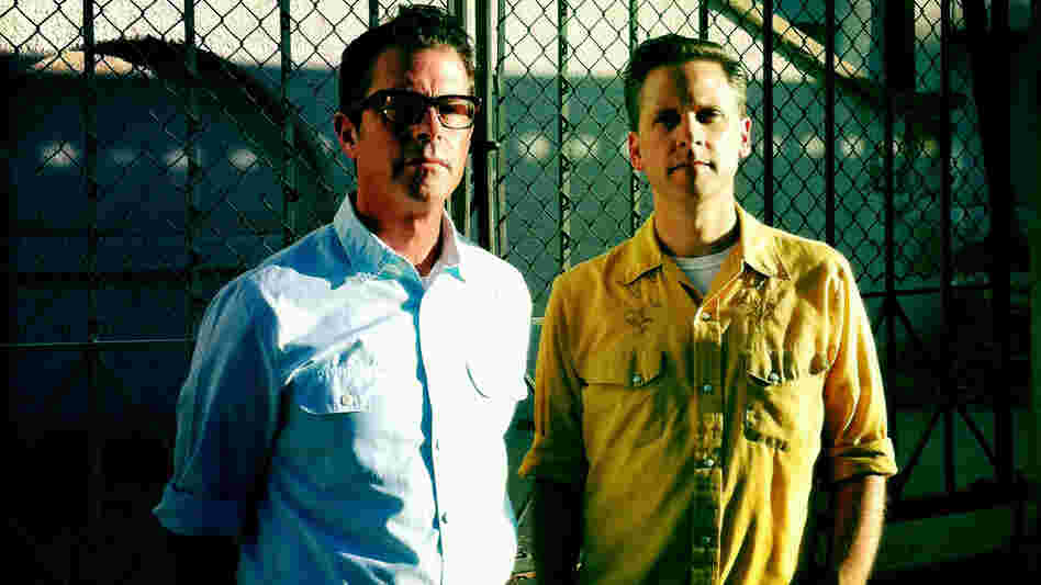 John Convertino and Joey Burns have been performing as Calexico since 1996. Their latest album is called Algiers.