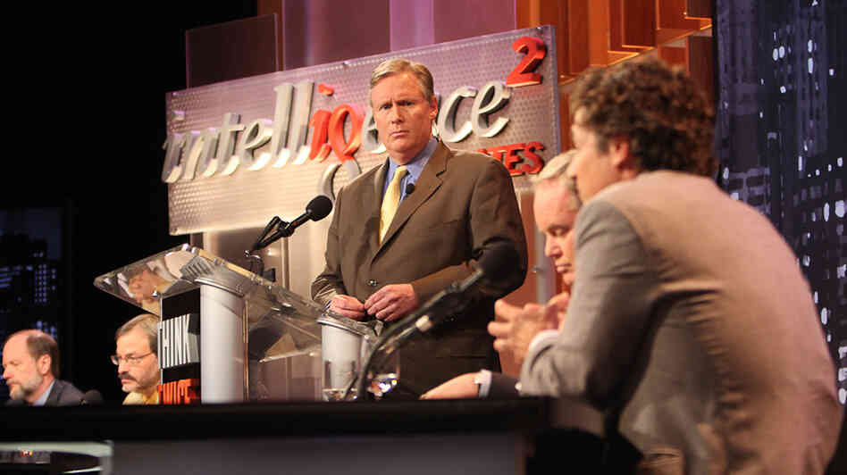John Donvan of ABC News moderates an Intelligence Squared debate on the regulation of money in politics.