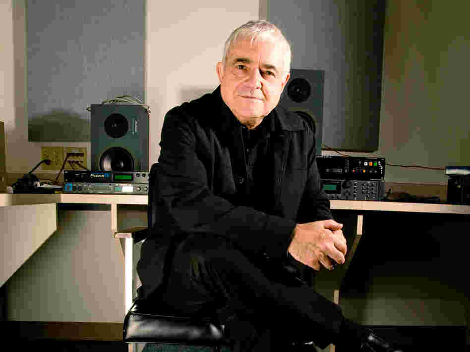 Composer William Duckworth, photographed at Bucknell University, where he taught since 1973.