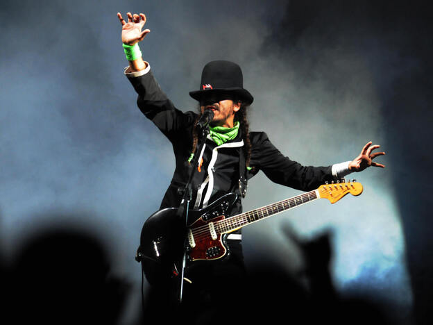 Cafe Tacvba main singer Ruben Albarran.
