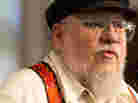 Author George R.R. Martin appears at a book signing for A Dance with Dragons in New York in July 2011.