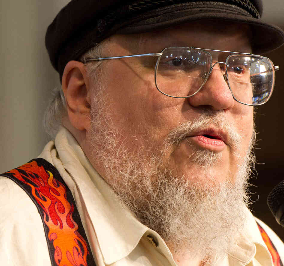 Author George R.R. Martin appears at a book signing for A Dance with Dragons in New York in July 2011.