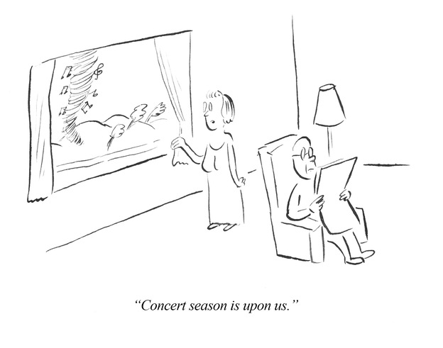 Mostly cloudy with a chance of Beethoven.