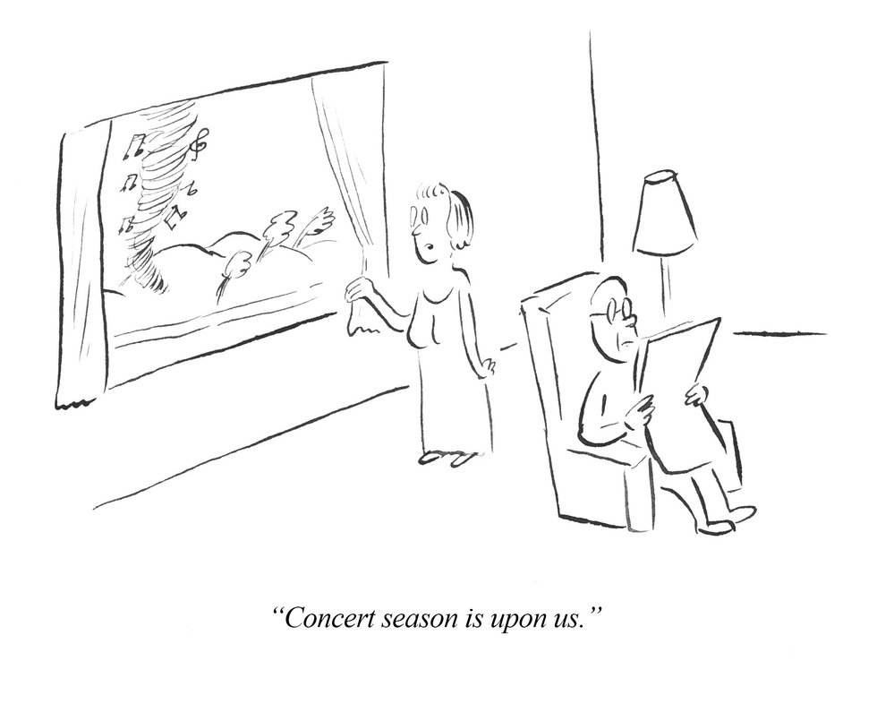 Mostly cloudy with a chance of Beethoven.