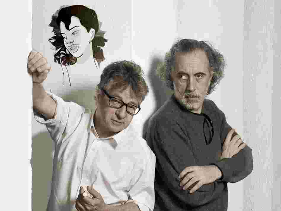Javier Mariscal (left) and Fernando Trueba directed Chico & Rita along with Tono Errando. 