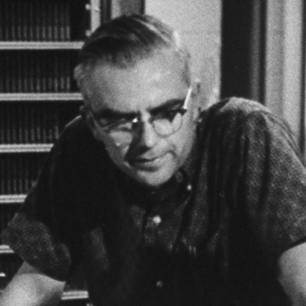 Radio astronomer Frank Drake at National Radio Astronomy Observatory, circa 1962.