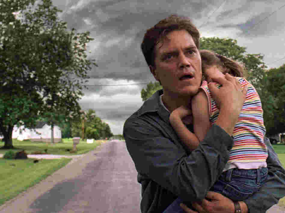 Jeff Nichols' haunting Take Shelter centers on an Ohio man (Michael Shannon, with Tova Stewart) plagued with nightmares about a coming apocalypse. Jeff Nichols' haunting Take Shelter centers on an Ohio man (Michael Shannon, with Tova Stewart) plagued with nightmares about a coming apocalypse.